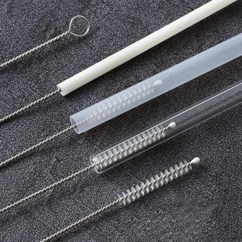 Reusable Straw & Tube Cleaning Brush Kit