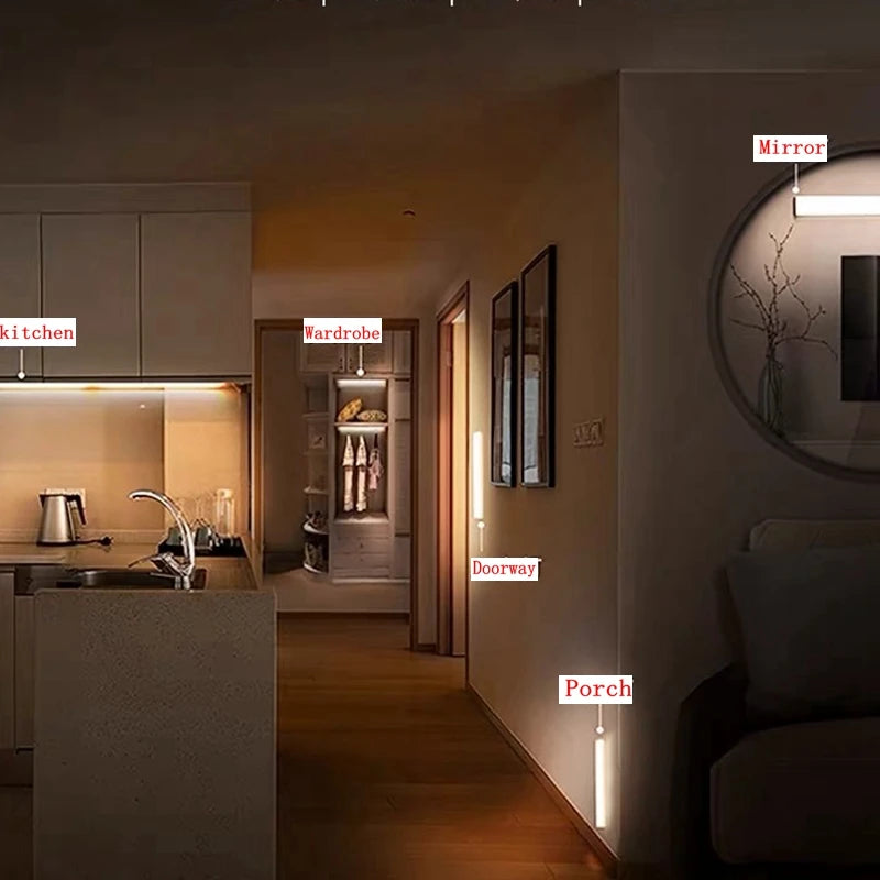 Wireless Motion Sensor LED Light – USB-C Rechargeable