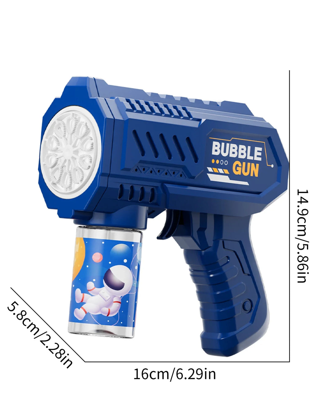 Automatic Light-Up Bubble Machine for Kids