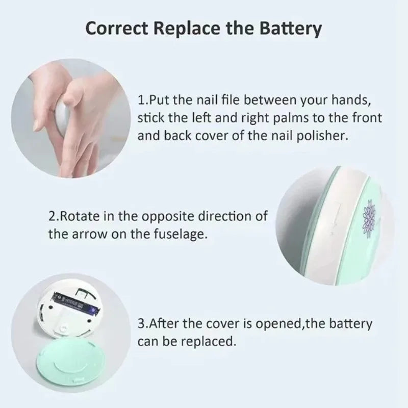 Baby Electric Nail File Set – Gentle Kids Nail Care