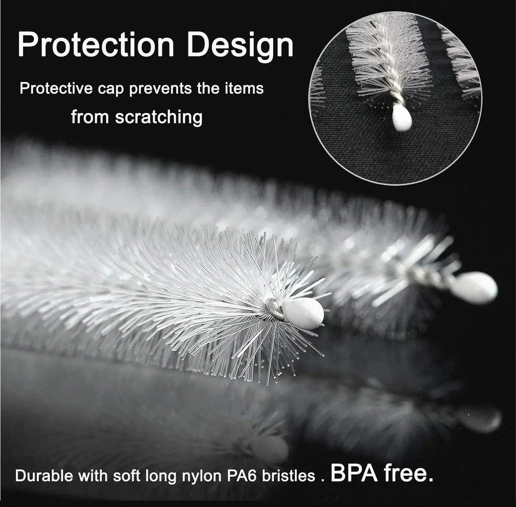Reusable Straw & Tube Cleaning Brush Kit