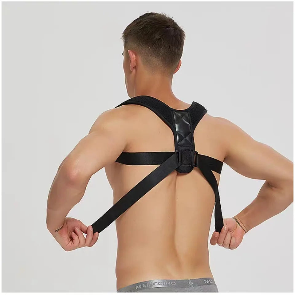 Adjustable Posture Corrector – Upper Back & Shoulder Support