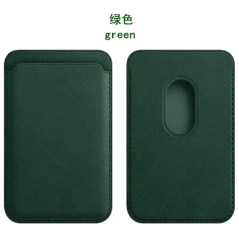 Magnetic Card Wallet for Phone – RFID Blocking Leather