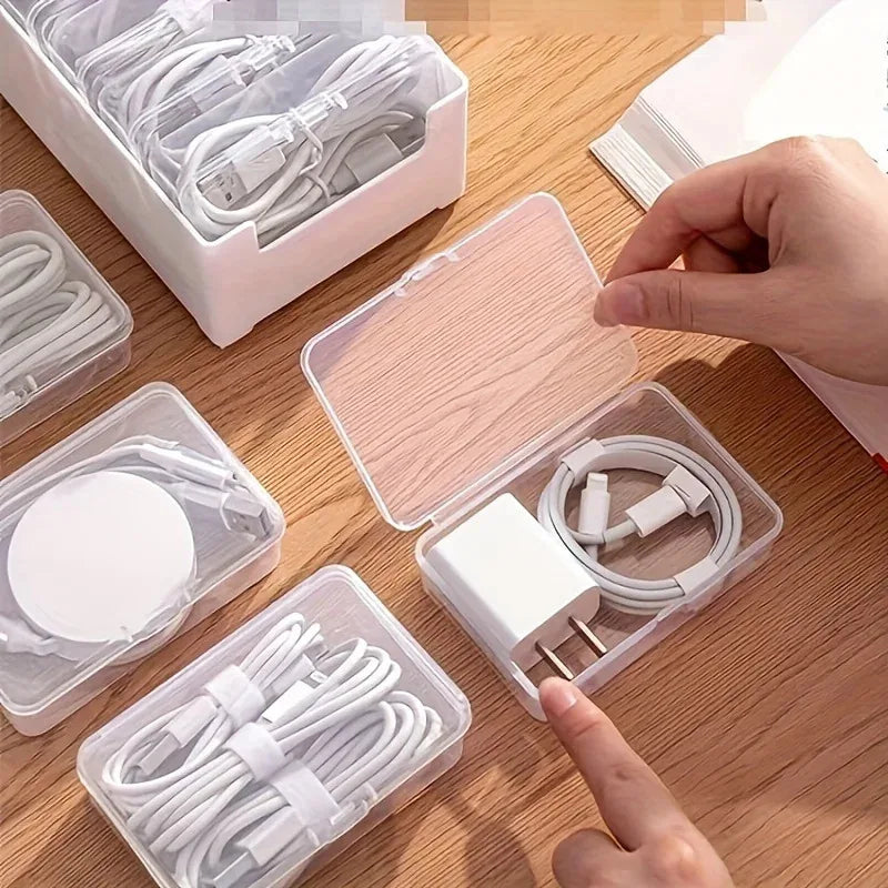 Cable Storage Organizer Box – 7 Compartments