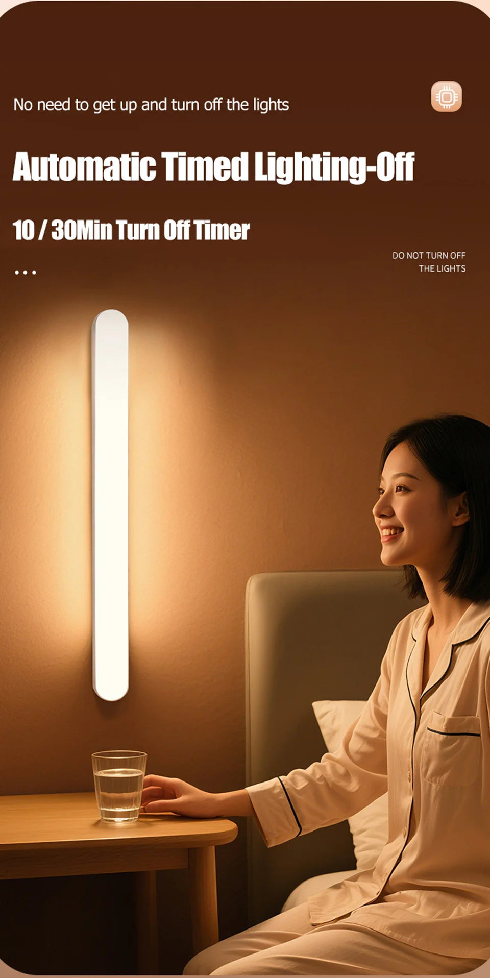 Rechargeable LED Light Bar Lamp – Desk, Bedside & Cabinet