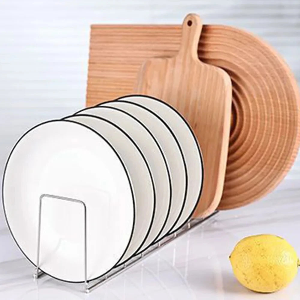 Stainless Steel Dish Drying Rack – Multipurpose Plate Organizer