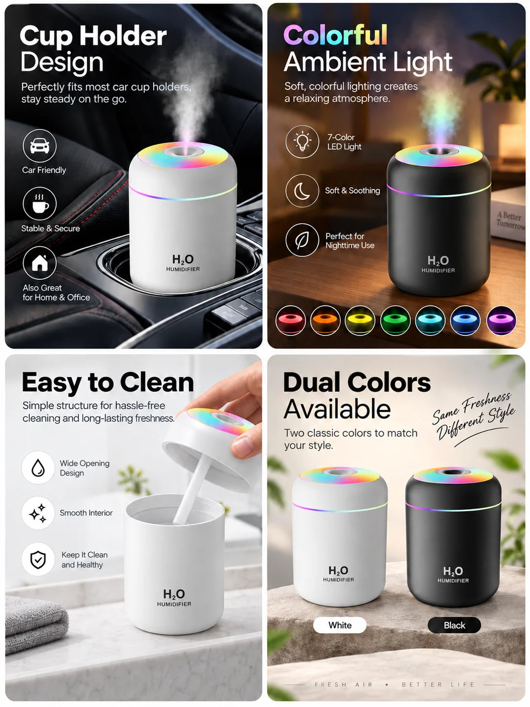 Mini USB Aroma Humidifier