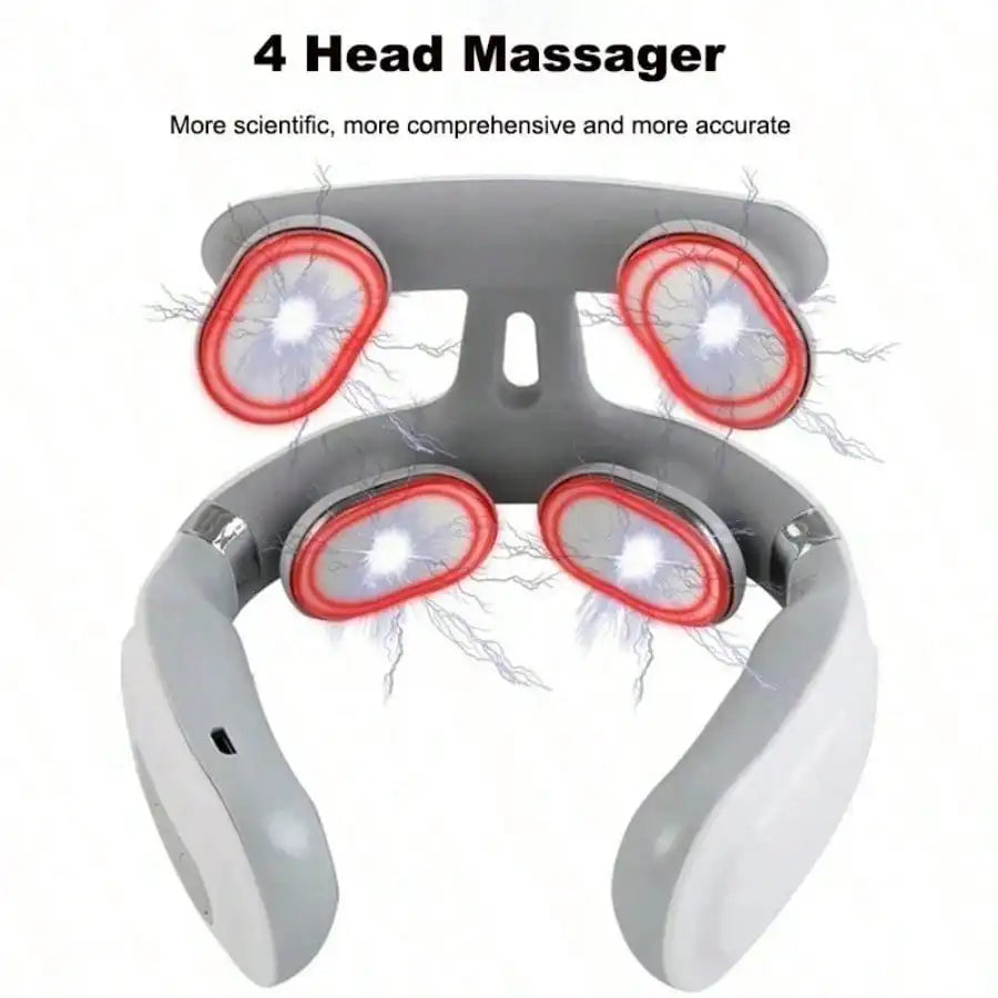 Smart Neck & Shoulder Massager – USB Rechargeable