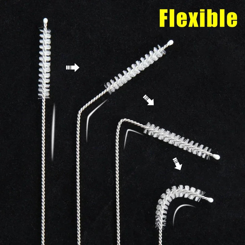 Reusable Straw & Tube Cleaning Brush Kit