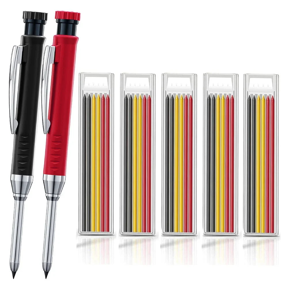 Carpenter Mechanical Pencil with Built-In Sharpener