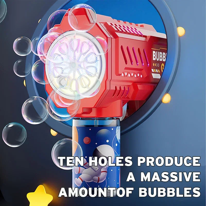 Automatic Rocket Bubble Gun – Kids Outdoor Toy