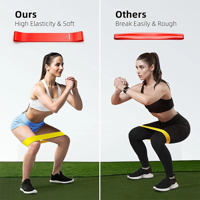 Fabric Resistance Loop Bands – Glutes, Legs & Yoga (Set)