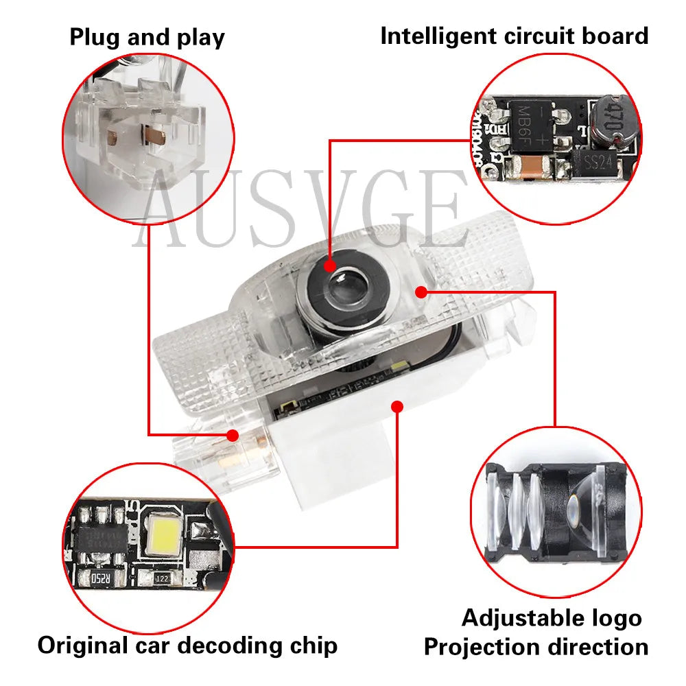 LED Car Door Welcome Projector Lights