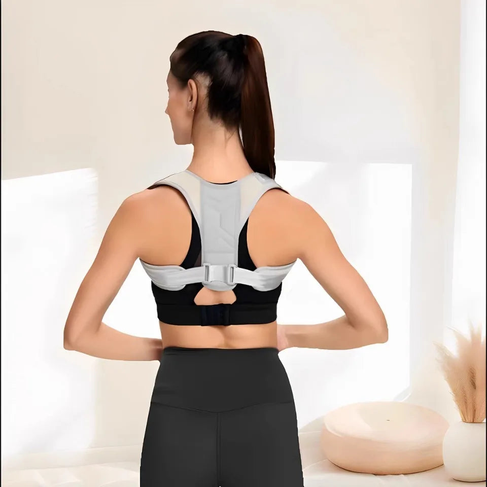 Adjustable Posture Corrector – Upper Back & Shoulder Support