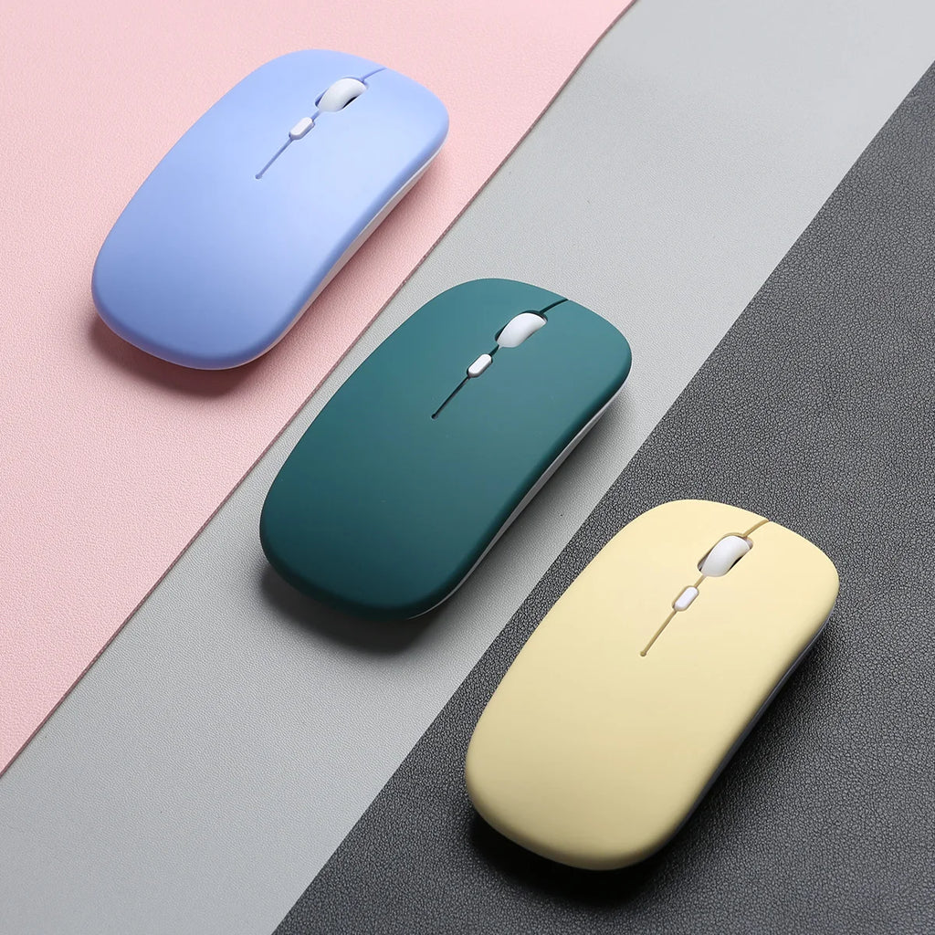 Silent Wireless Bluetooth Mouse – Slim & Portable