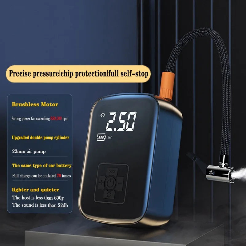 Portable Tire Inflator – 150 PSI Air Compressor