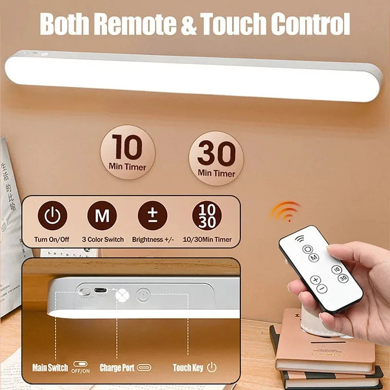 Rechargeable LED Light Bar Lamp – Desk, Bedside & Cabinet
