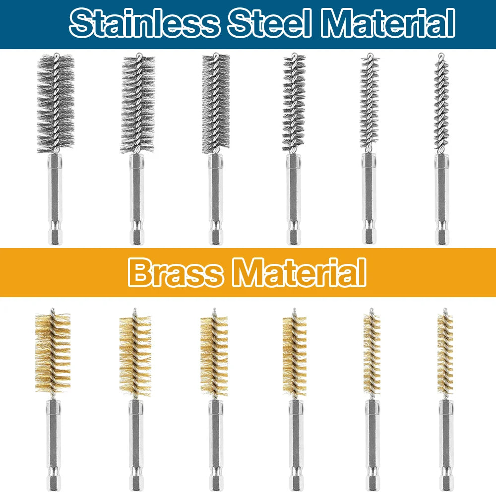 Drill Brush Attachment Set
