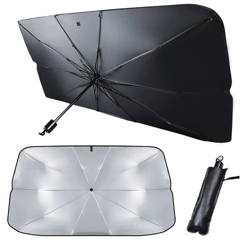 Retractable Windshield Sun Shade