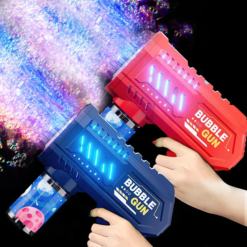Automatic Light-Up Bubble Machine for Kids