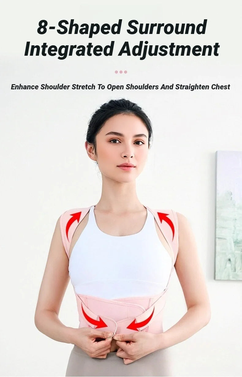 Back Brace Posture Corrector for Women & Men – Breathable