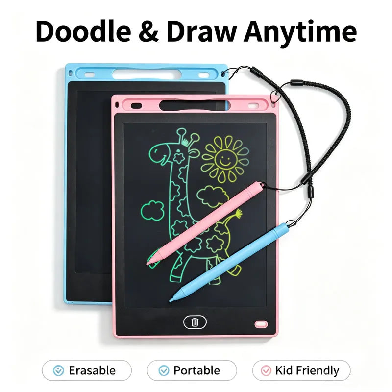 8.5" LCD Writing Tablet – Erasable Drawing Board