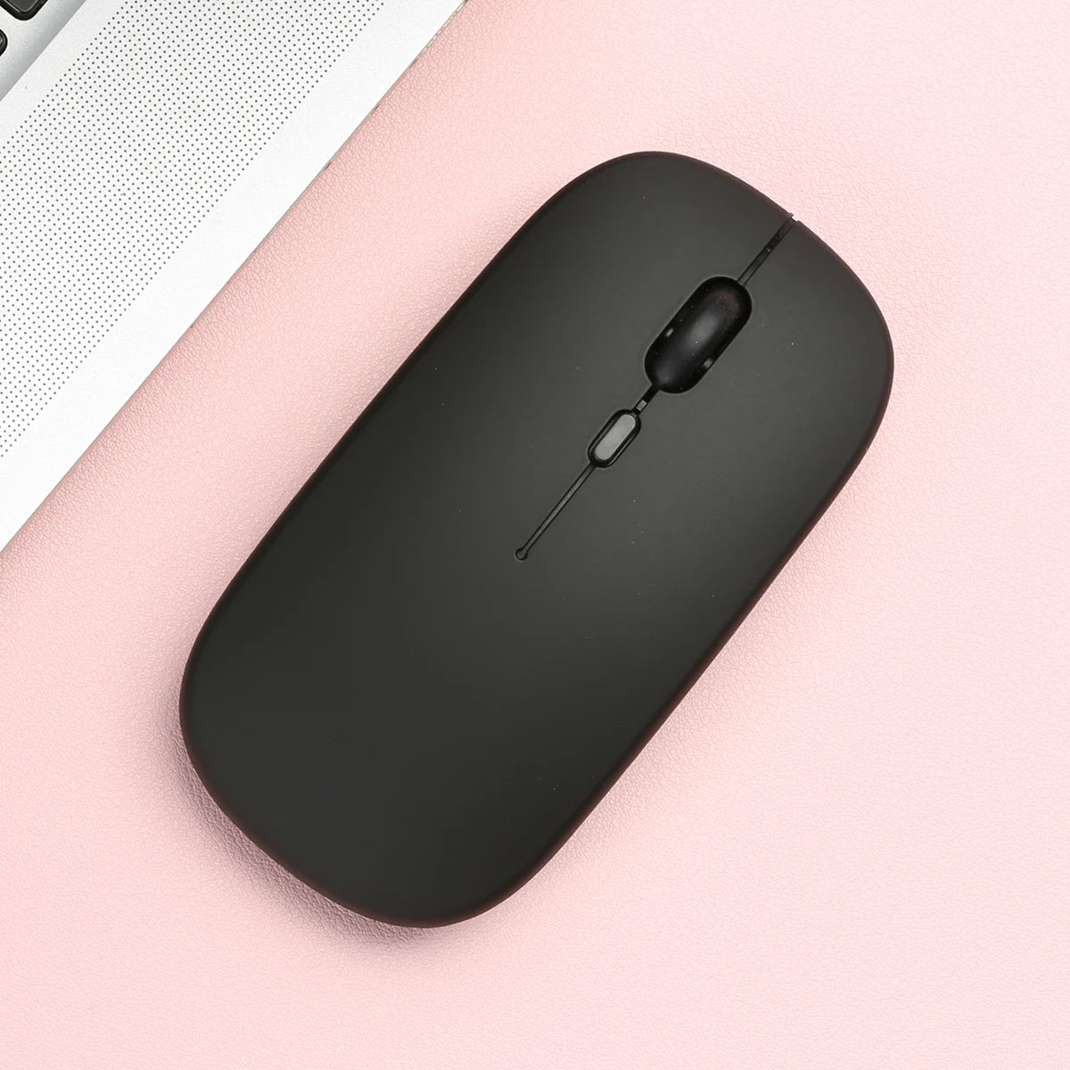 Silent Wireless Bluetooth Mouse – Slim & Portable
