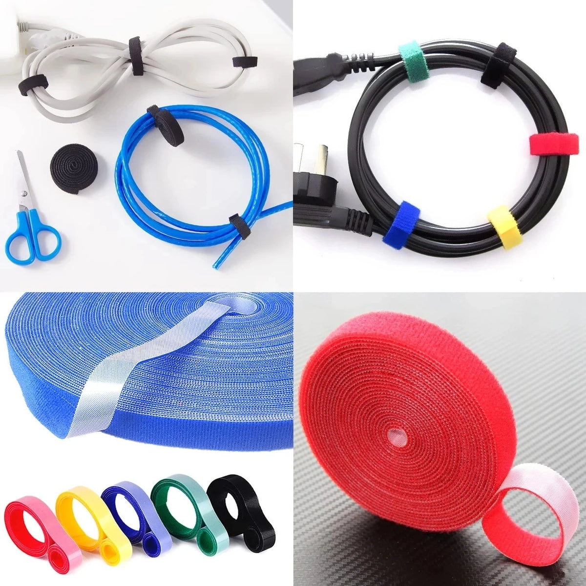 Cable Organizer Tape 1.5 m – Reusable Wire Management