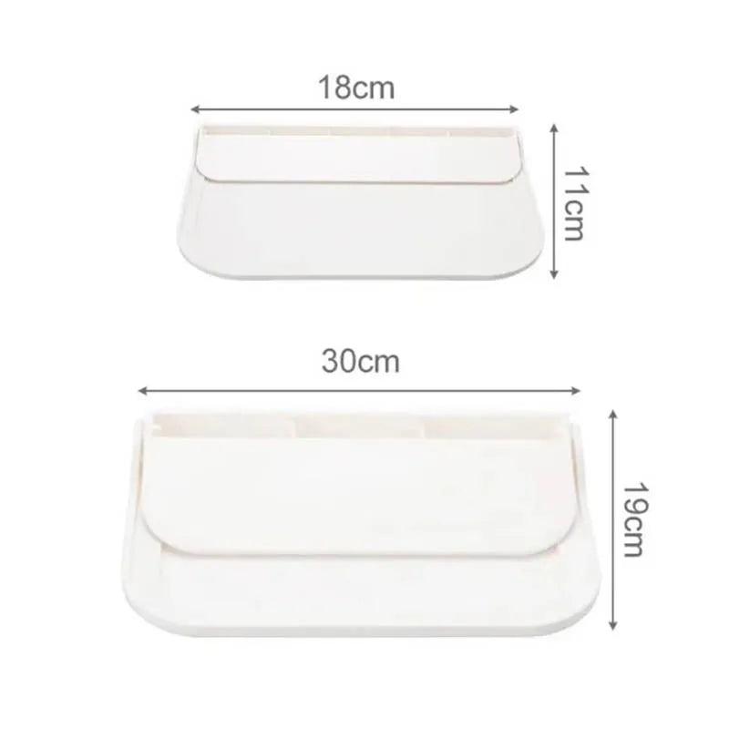 Foldable Wall-Mounted Shelf – Bathroom & Kitchen