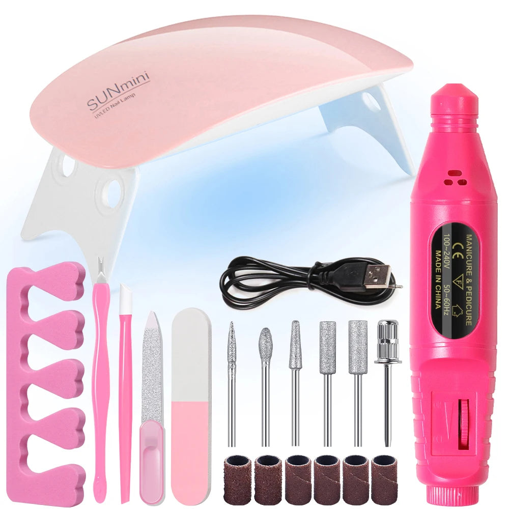 Electric Nail Drill Kit – Portable Manicure & Pedicure Set