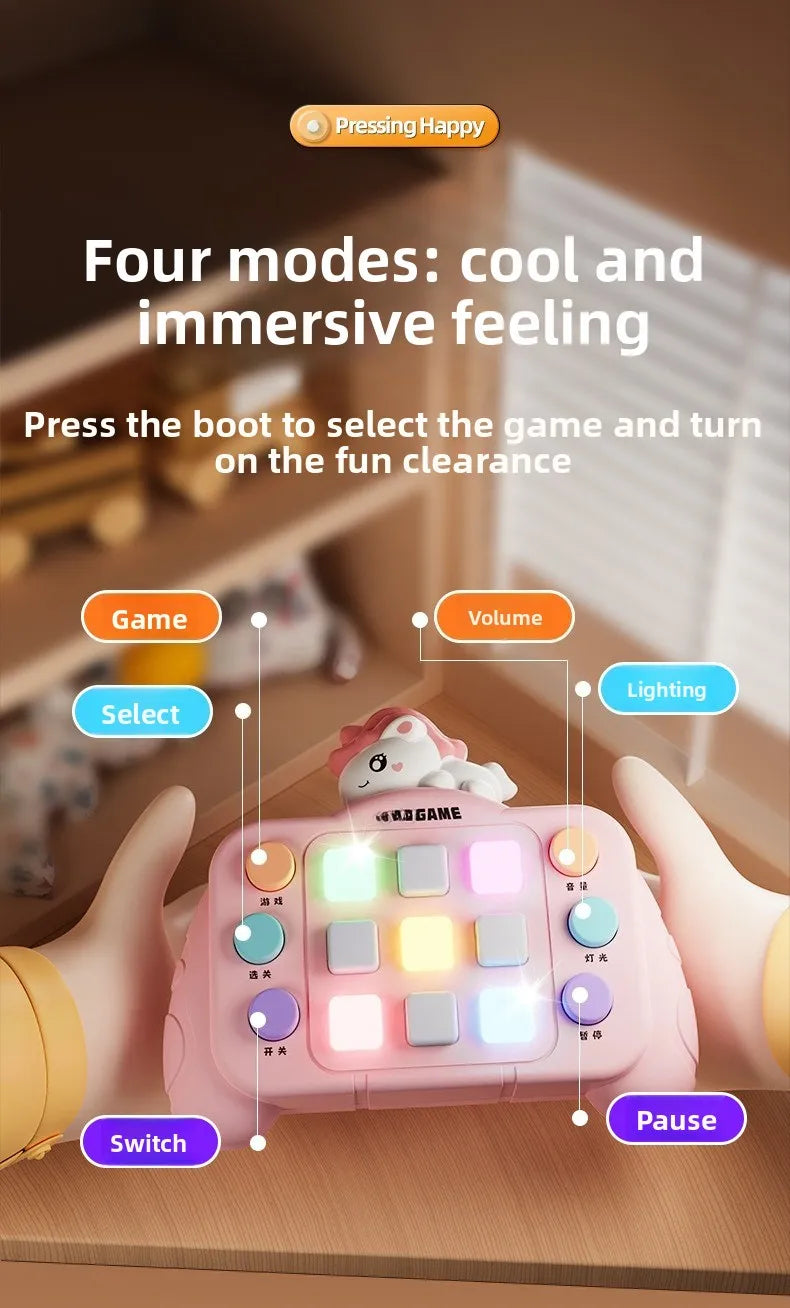 Montessori Busy Board with LED Lights & Switches