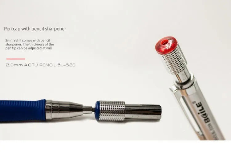 2.0 mm Mechanical Pencil Set with Lead Refills