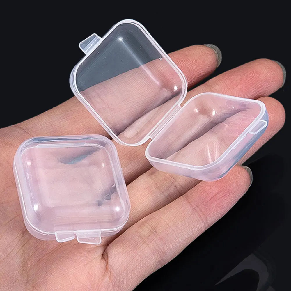 Mini Clear Storage Boxes – Jewelry & Small Parts (Set)