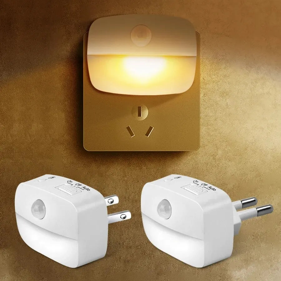 Motion Sensor LED Night Light – Plug-In
