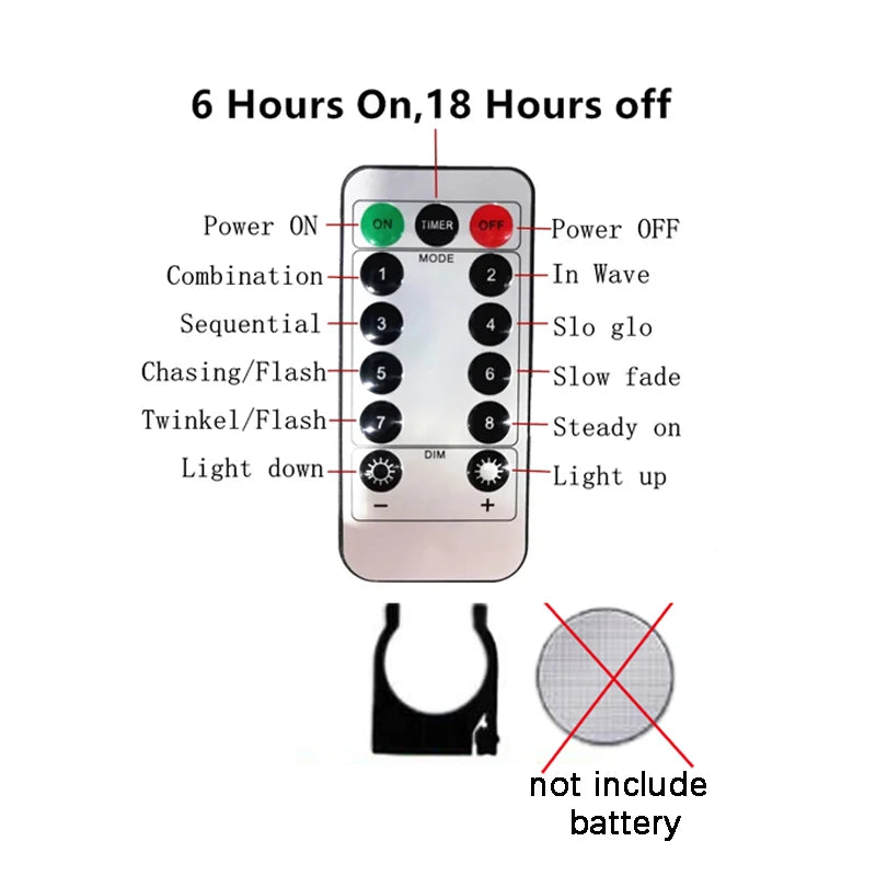 LED Curtain String Lights – USB, Remote Control
