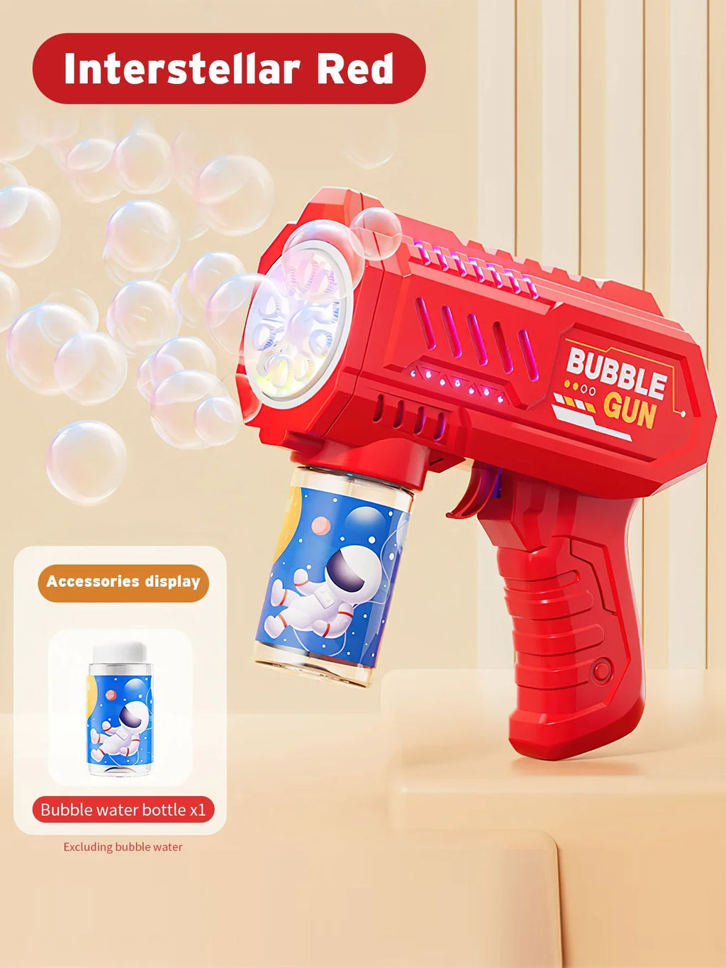 Automatic Rocket Bubble Gun – Kids Outdoor Toy