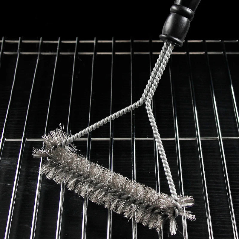 Stainless Steel BBQ Grill Brush & Scraper