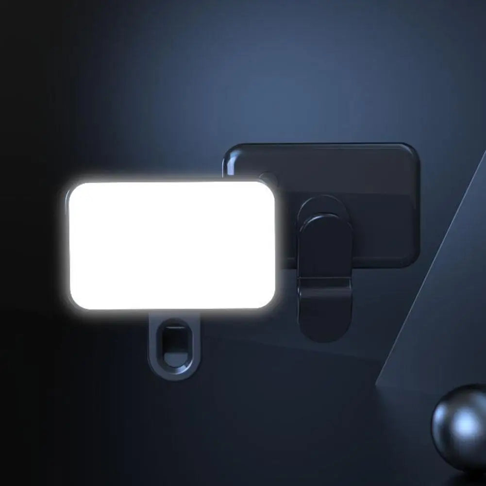 Clip-On Selfie Fill Light – 3 Modes, Rechargeable