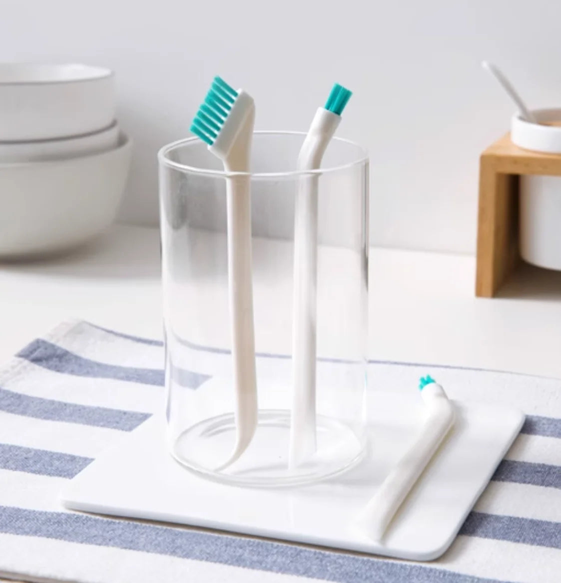 Long-Handle Bottle & Gap Cleaning Brush Set (2 pcs)