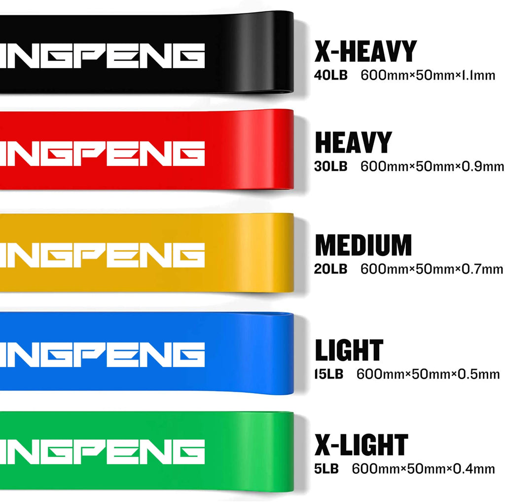 Fabric Resistance Loop Bands – Glutes, Legs & Yoga (Set)