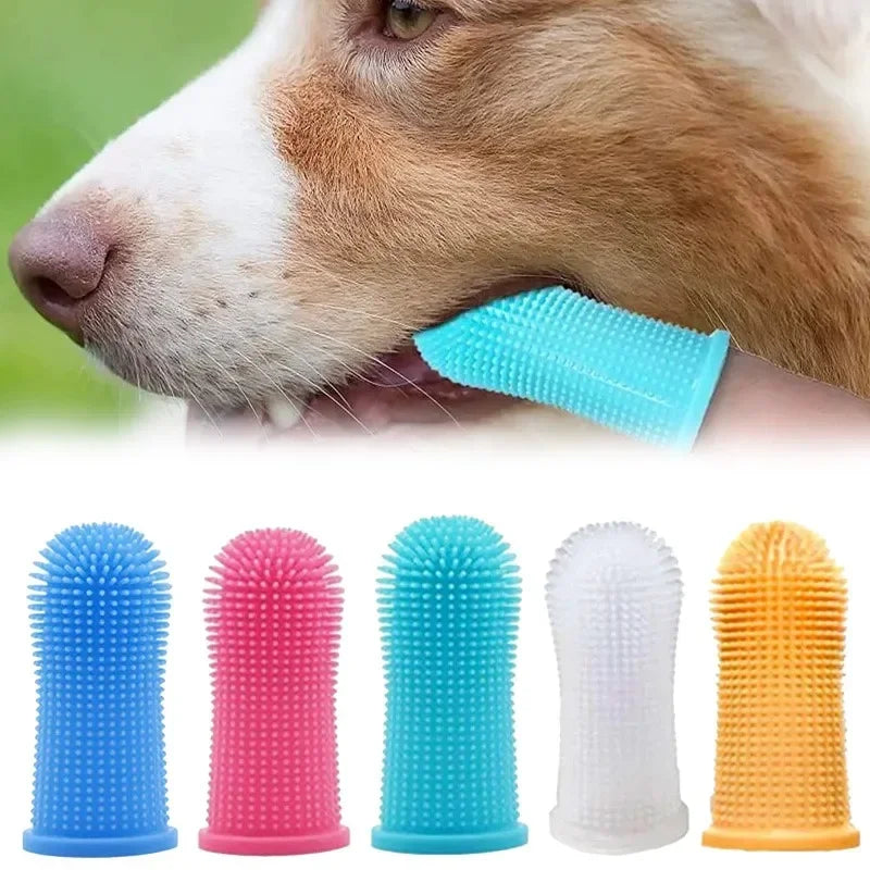 Pet Finger Toothbrush Kit – Soft Silicone