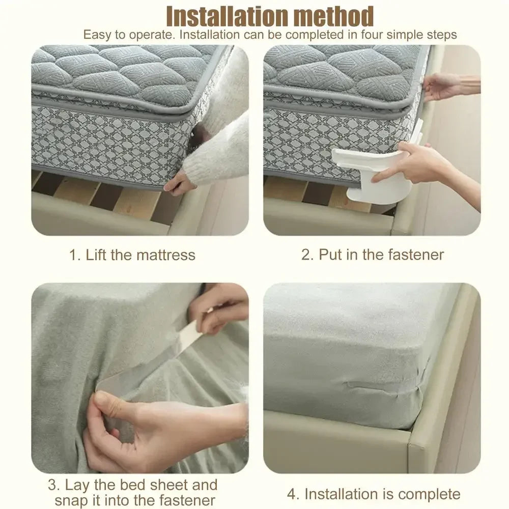 Bed Sheet Corner Holder Clips – Keep Sheets Tight & Flat