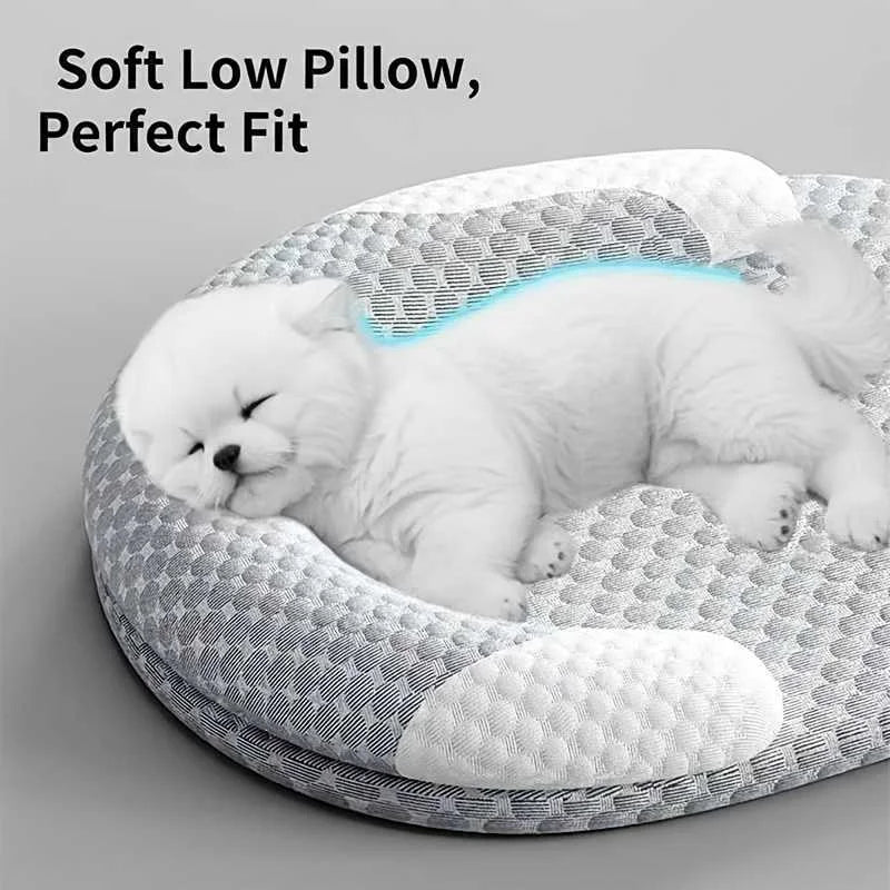 Cooling Ice-Silk Pet Bed – Breathable