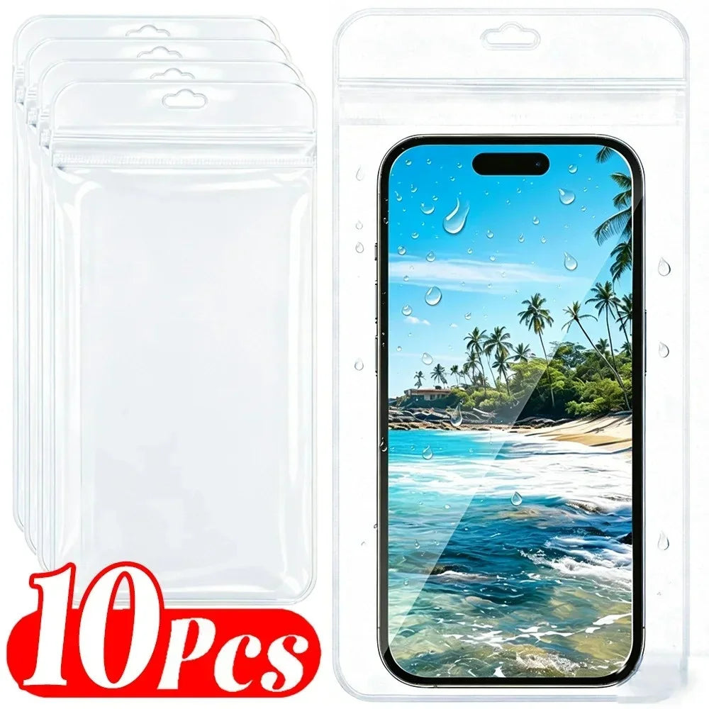 Clear Waterproof Phone Bag – Beach & Pool