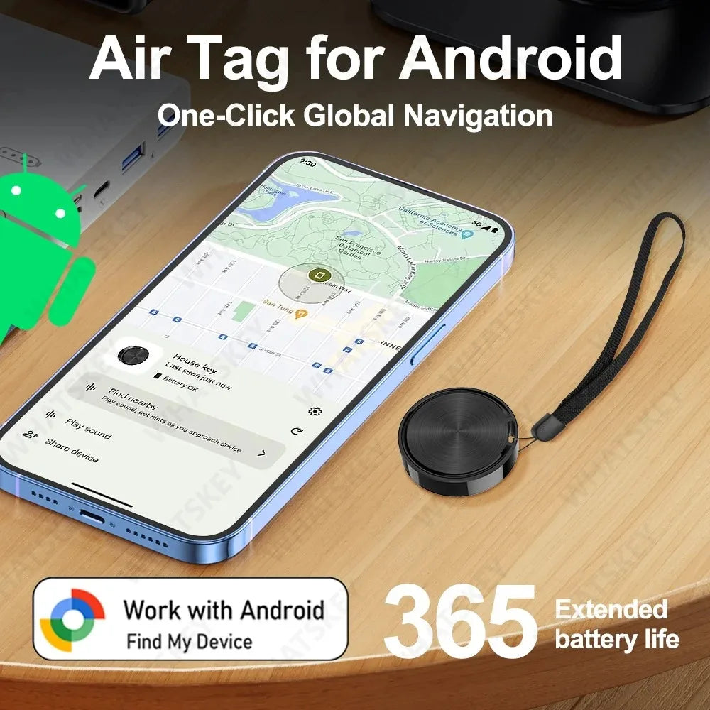 Smart Bluetooth Tracker Tag – Works with Android Find Hub
