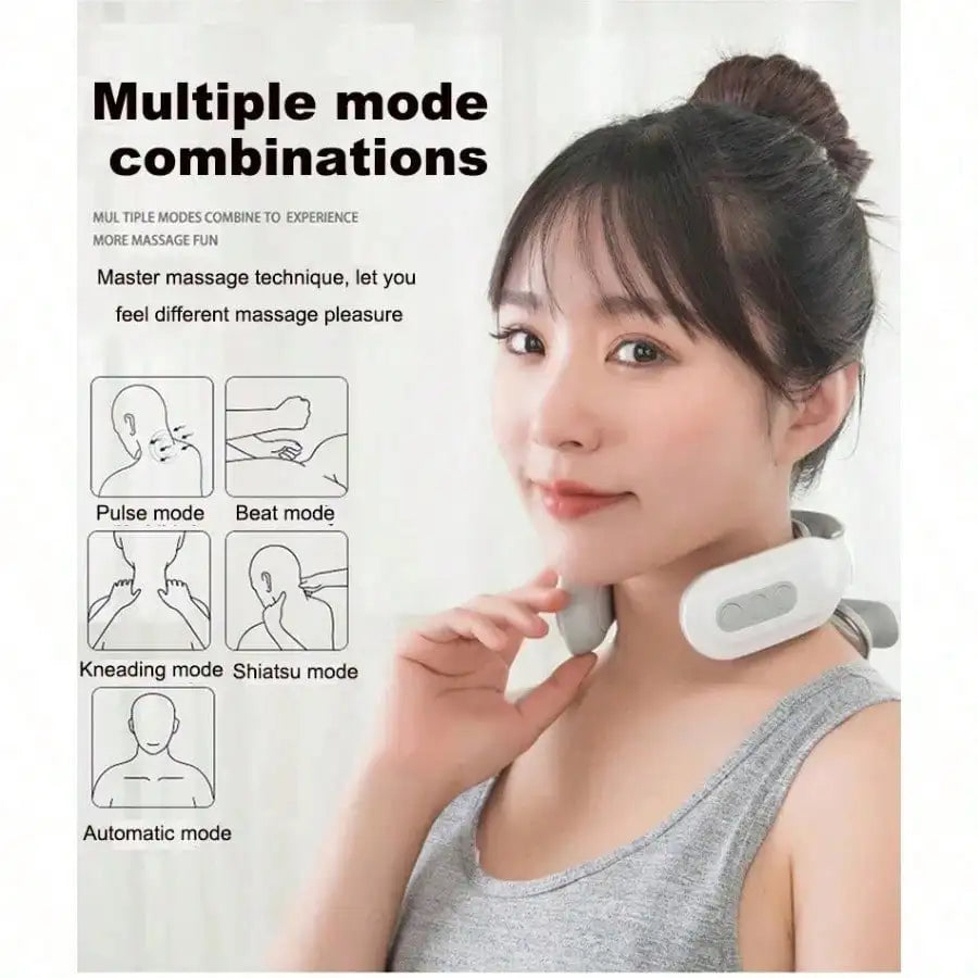 Smart Neck & Shoulder Massager – USB Rechargeable