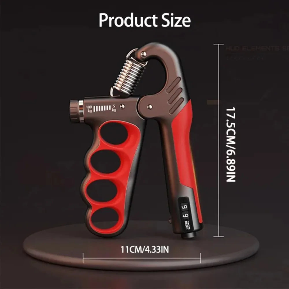 Adjustable Hand Grip Strengthener – 5–100 kg Forearm Trainer