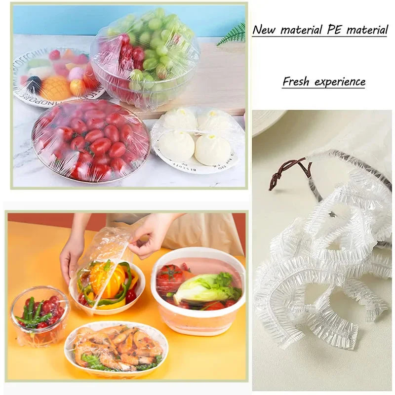 Reusable Stretch Bowl Covers – Elastic Food Wrap Set