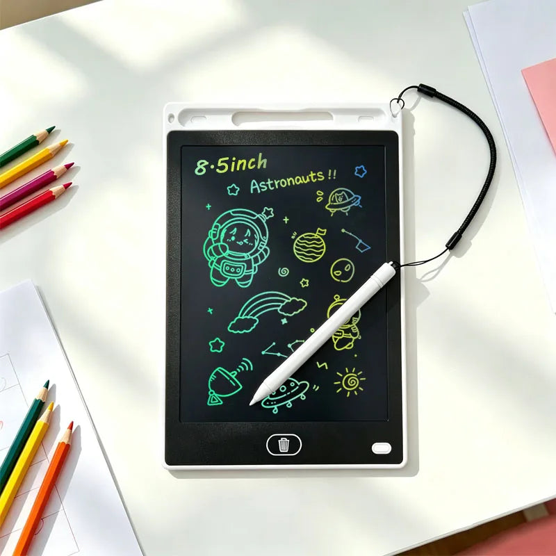 8.5" LCD Writing Tablet – Erasable Drawing Board