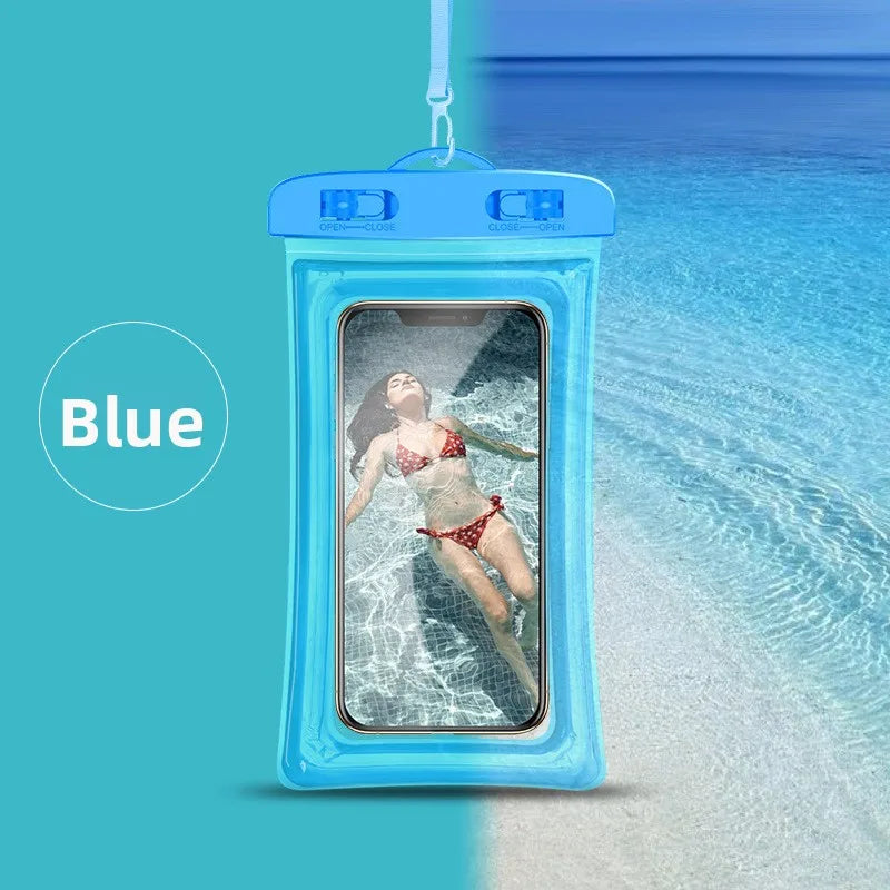 Waterproof Phone Pouch – Touchscreen Friendly, Glow Edge